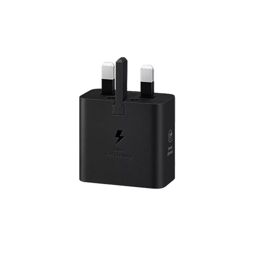 Samsung 25W USB C Wall Plug Black Back